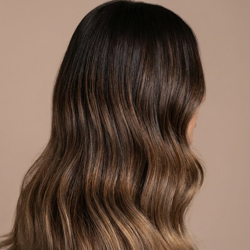 Kann Balayage auch bei dunklem oder braunem Haar gemacht werden?